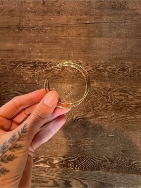 Gold Multi-Loop Hoop Earrings for Women